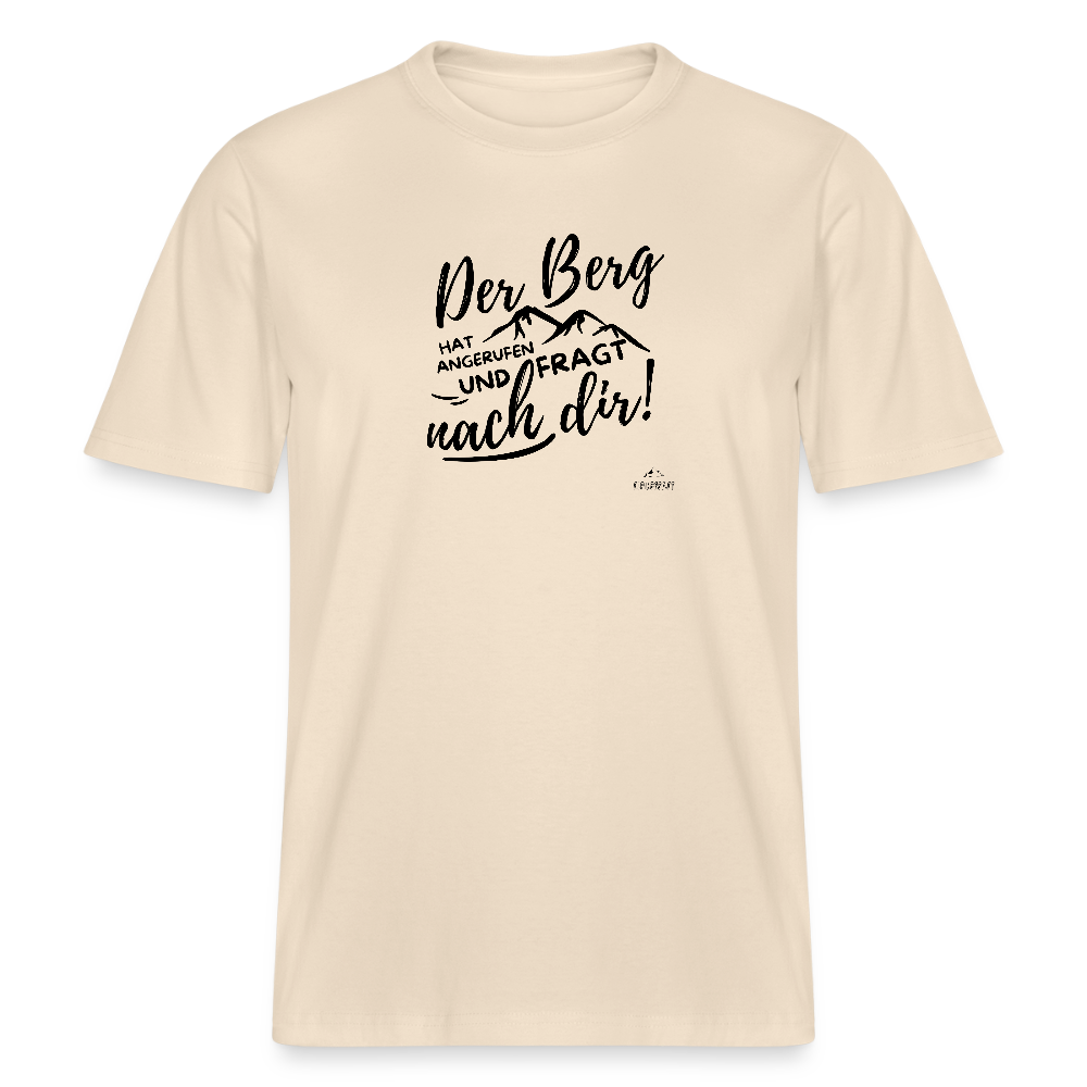 T-Shirt "Der Berg ruft!" - Weißgrau