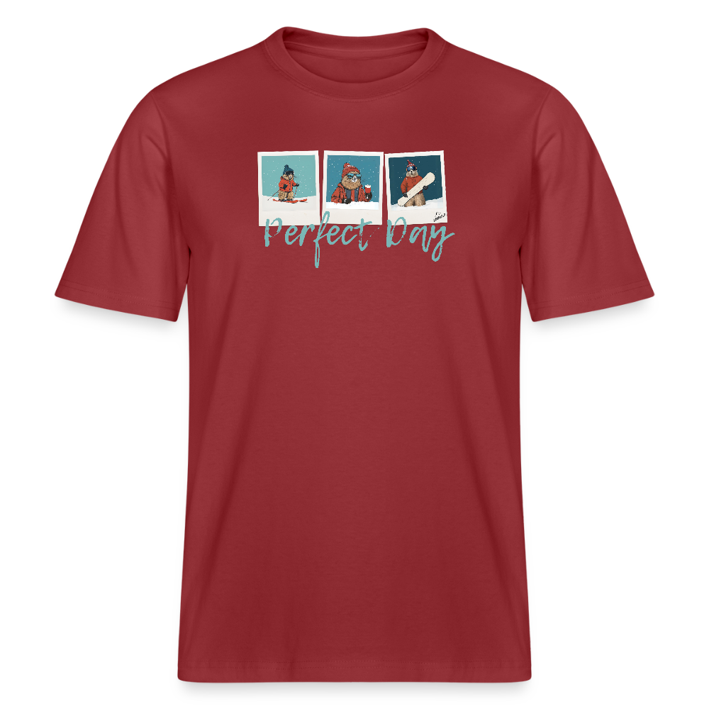 T-Shirt "Perfect Day" - Erdrot
