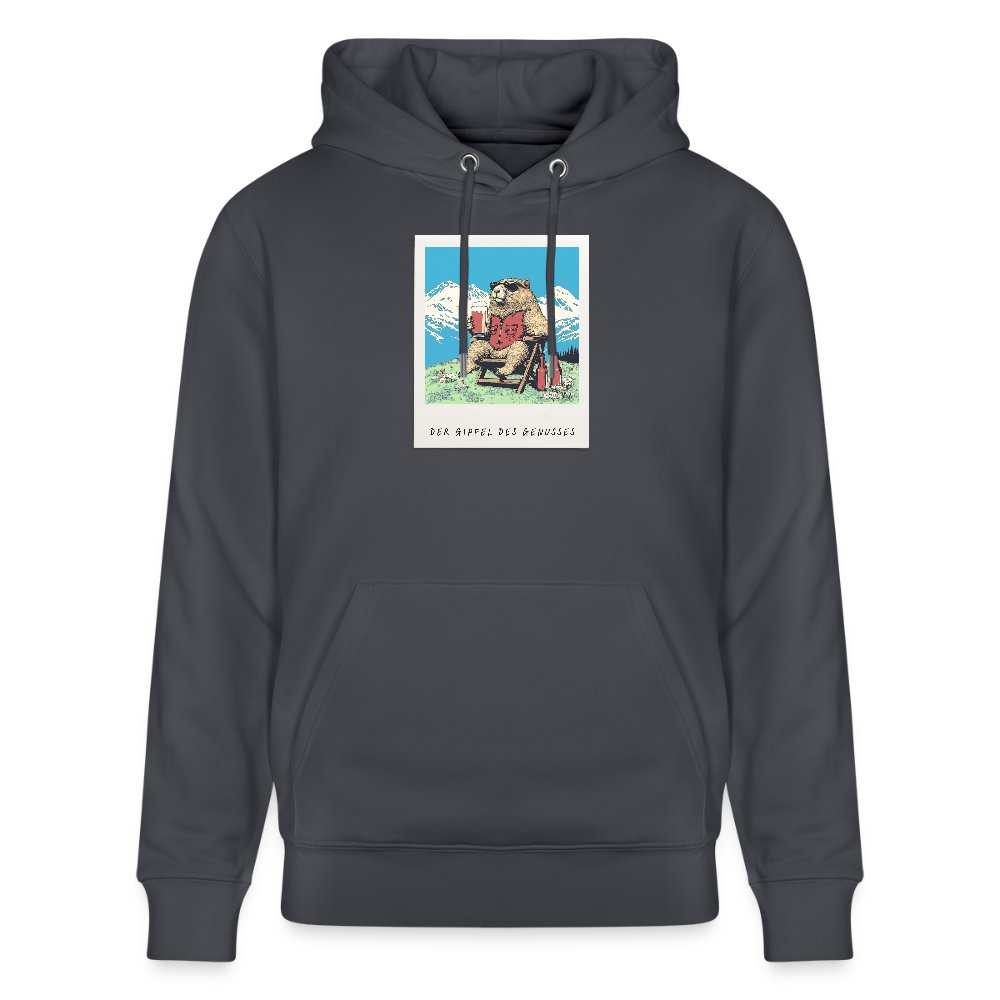 Hoodie "Genussgipfel" - Indigoblau