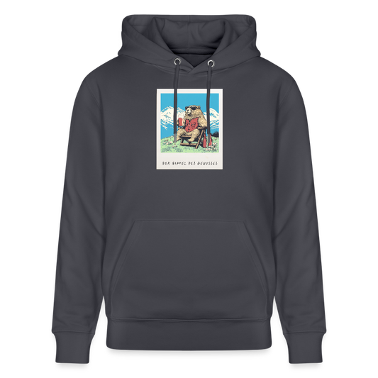 Hoodie "Genussgipfel" - Indigoblau