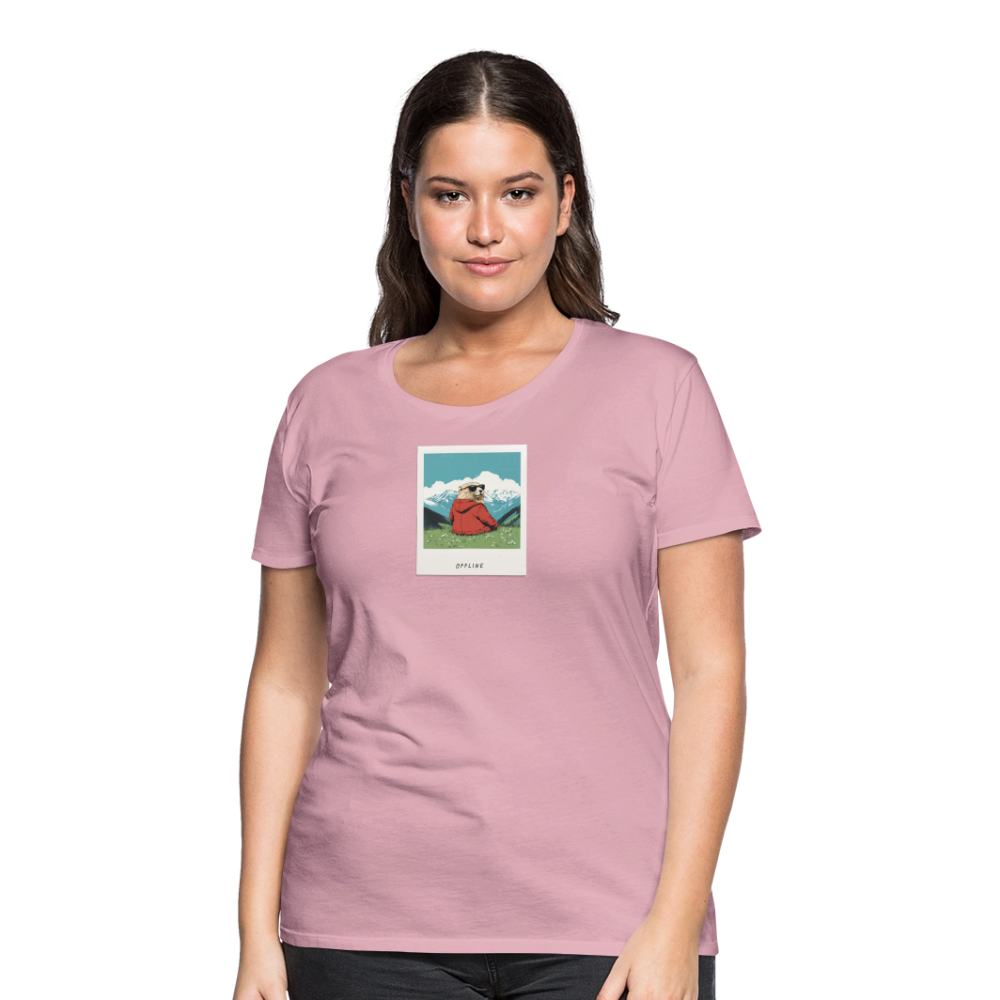 Women Shirt "Offline" - Hellrosa