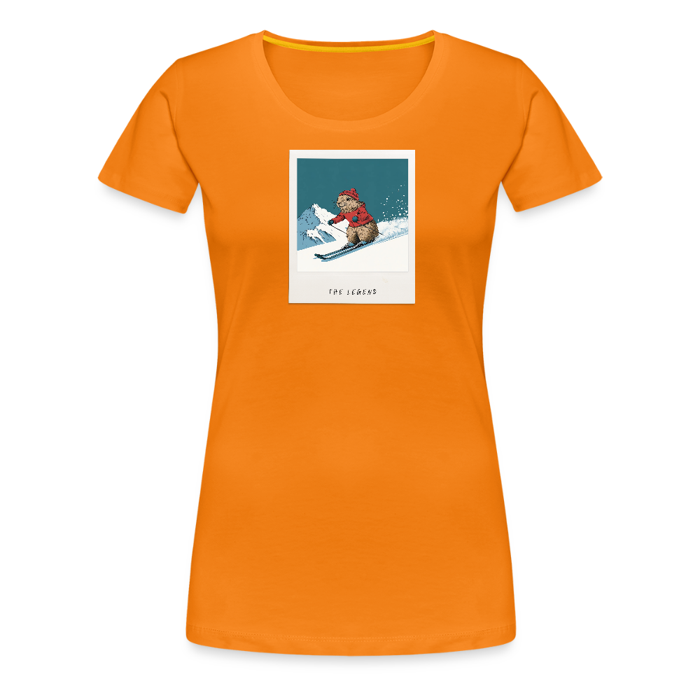 T-Shirt "She is the Legend" - Orange
