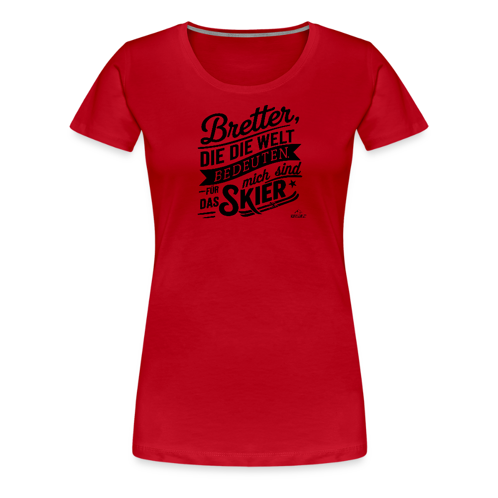 Women Shirt "Bretterwelt" - Rot