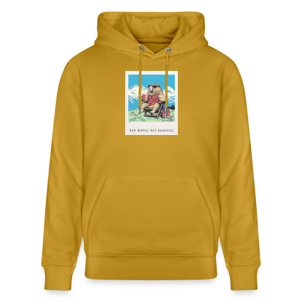Hoodie "Genussgipfel" - Ocker