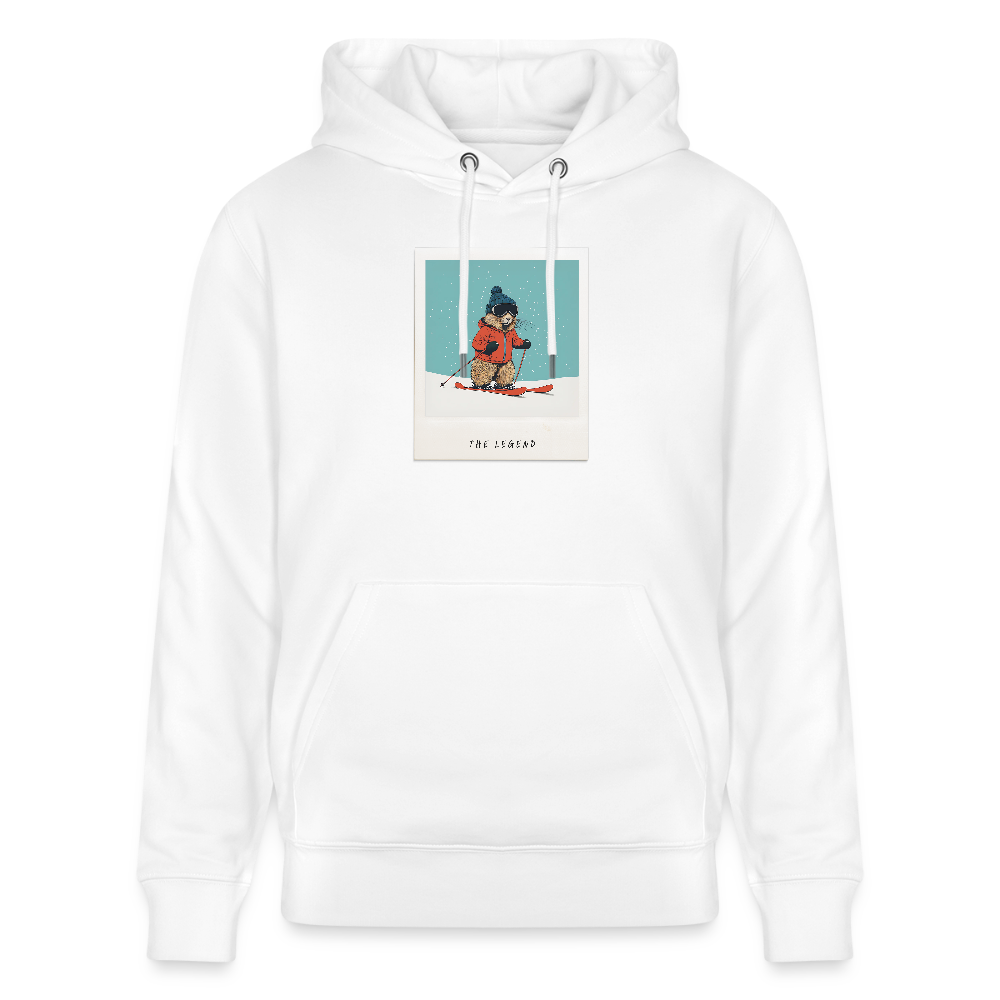 Hoodie "The Legend - Ski" - Weiß