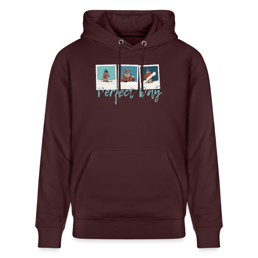 Hoodie "Perfect Day" - Maroon