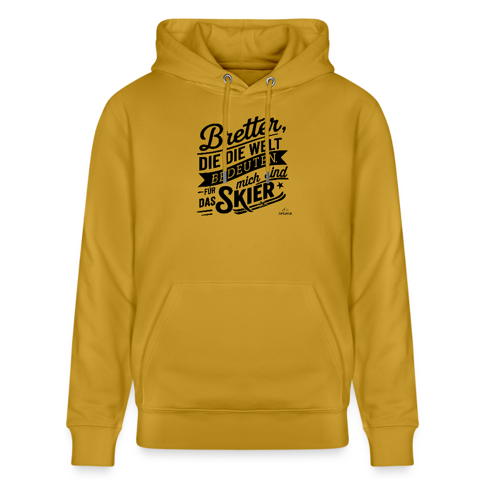 Hoodie "Bretterwelt" - Ocker