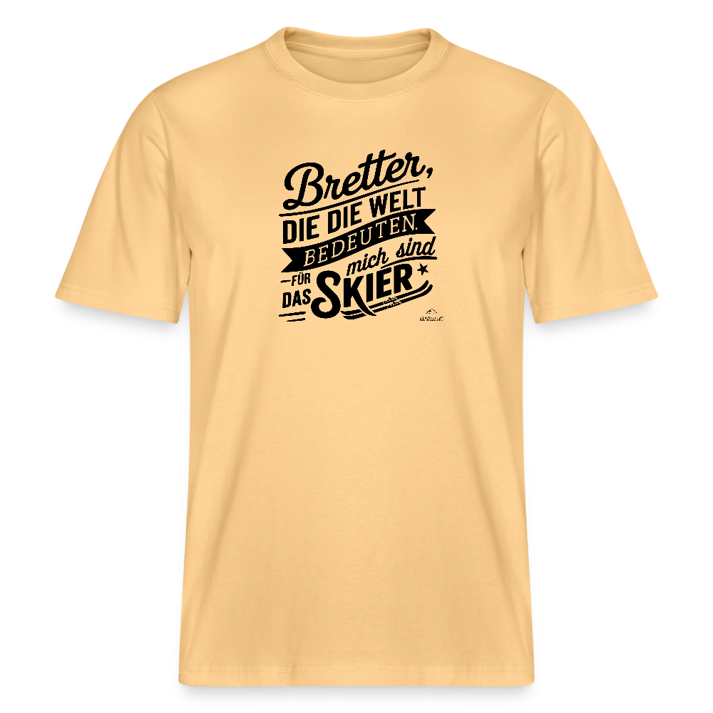 T-Shirt "Bretterwelt" - Hellgelb