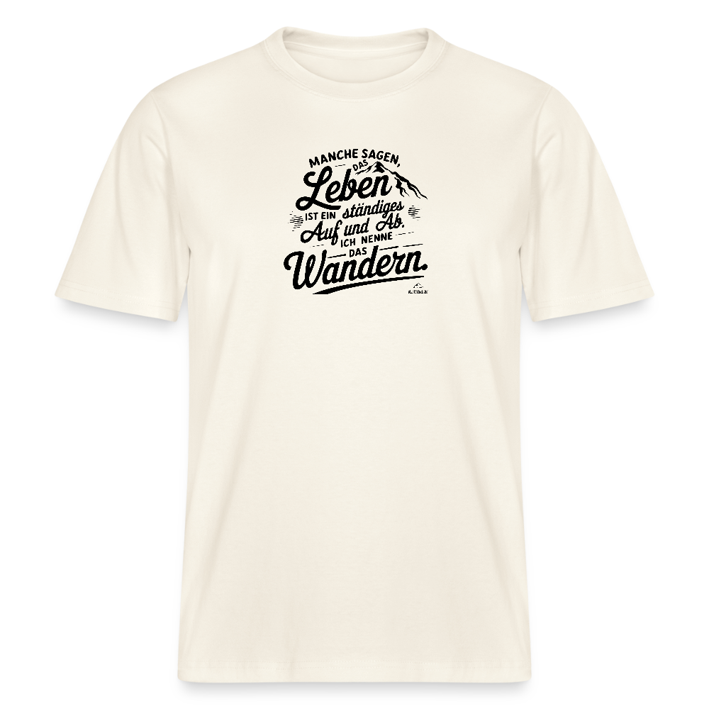 T-Shirt "Wanderleben" - Naturweiß 