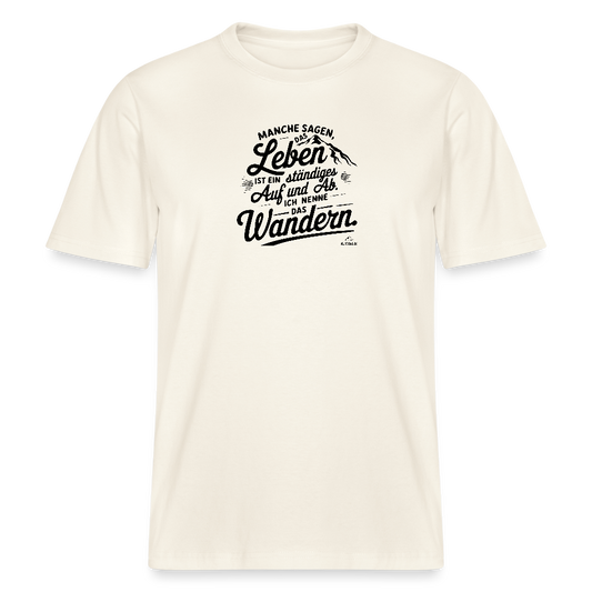 T-Shirt "Wanderleben" - Naturweiß 