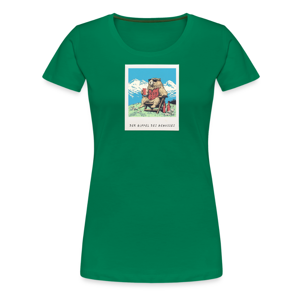 Women Shirt "Genussgipfel" - Kelly Green