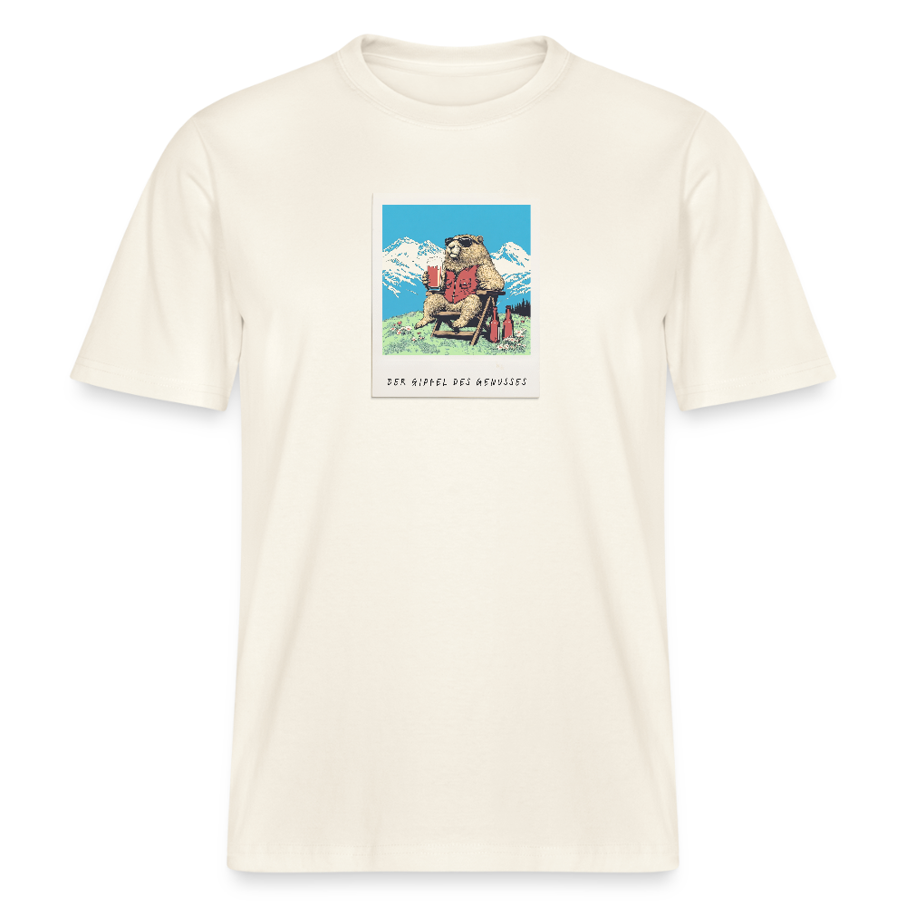 T-Shirt "Genussgipfel" - Naturweiß 