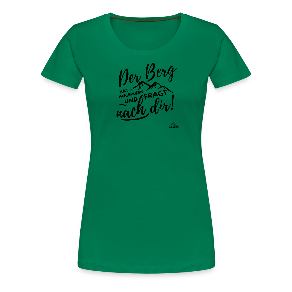 Women Shirt "Der Berg ruft!" - Kelly Green