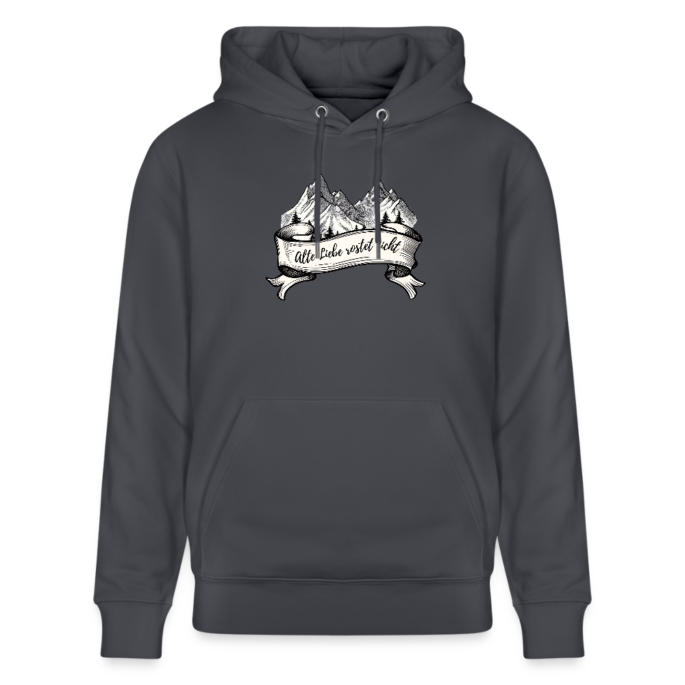 Hoodie "Alte Liebe" - Indigoblau