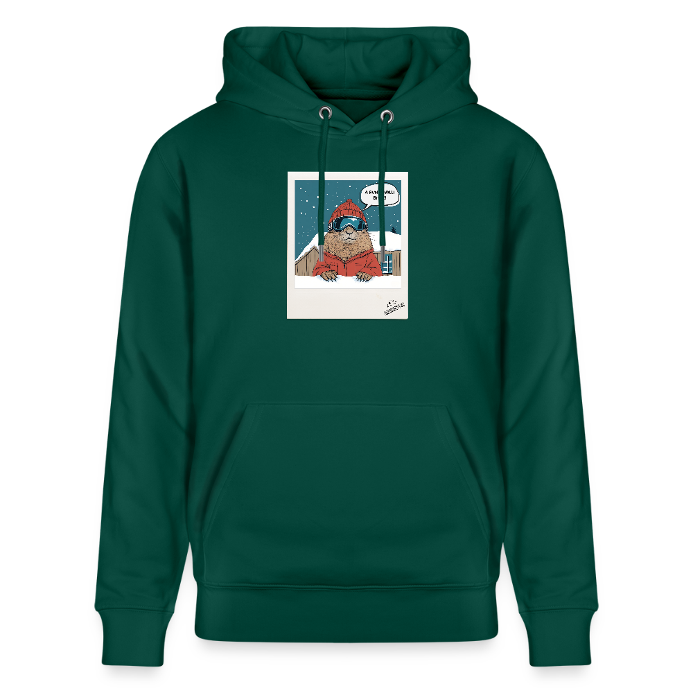 Hoodie "Nonverbale Kommunikation" - Forest