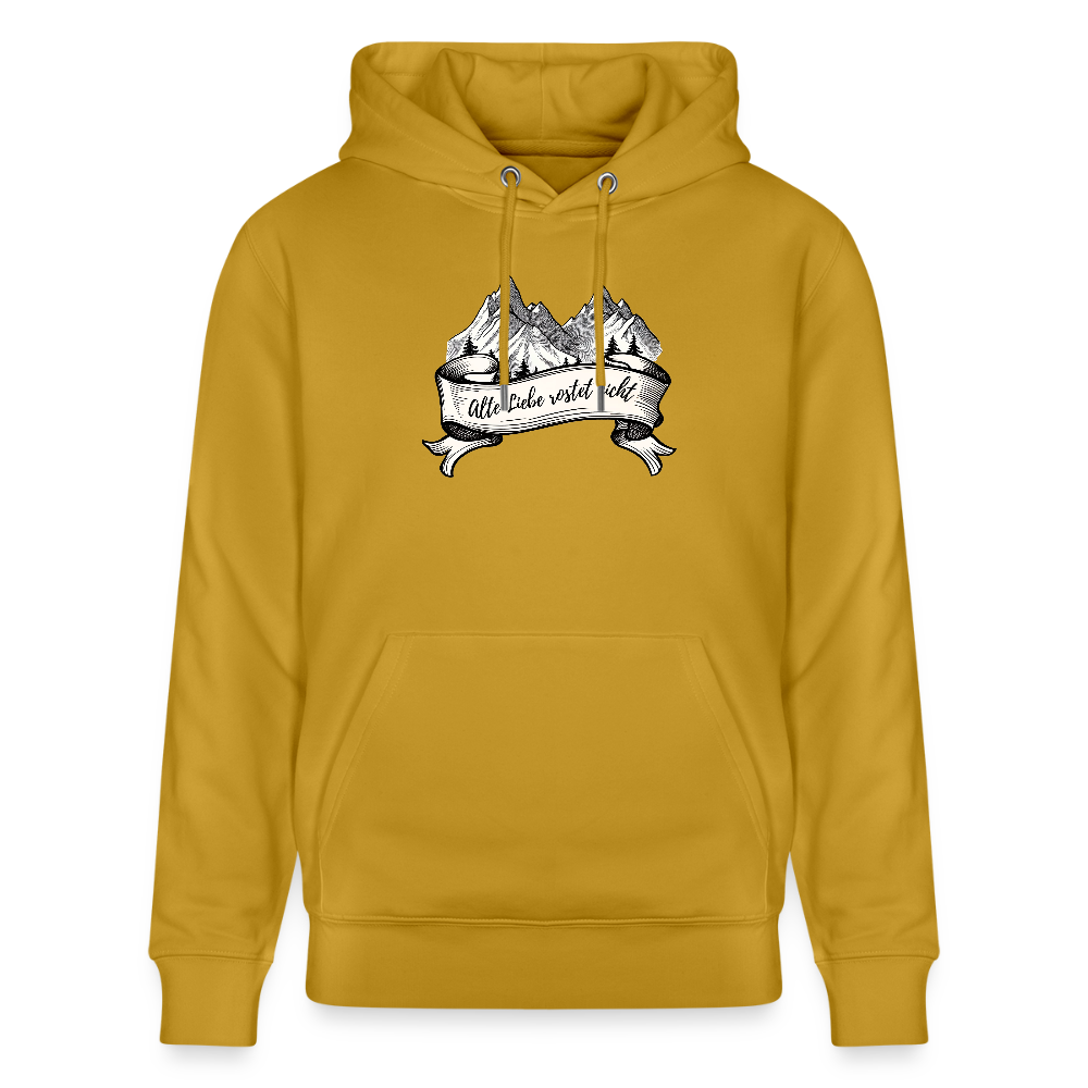 Hoodie "Alte Liebe" - Ocker