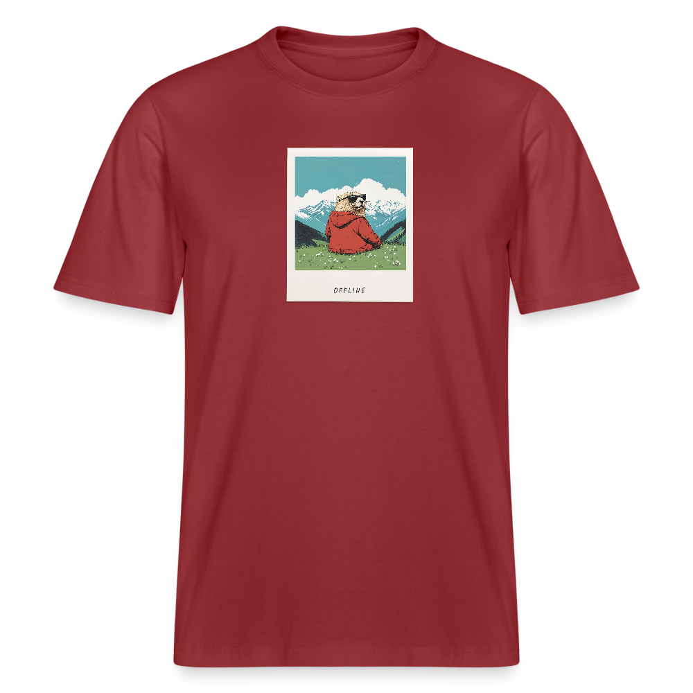 T-Shirt "offline" - Erdrot
