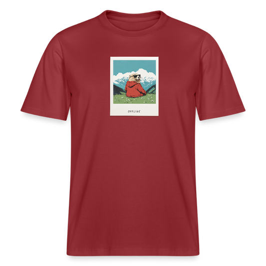 T-Shirt "offline" - Erdrot