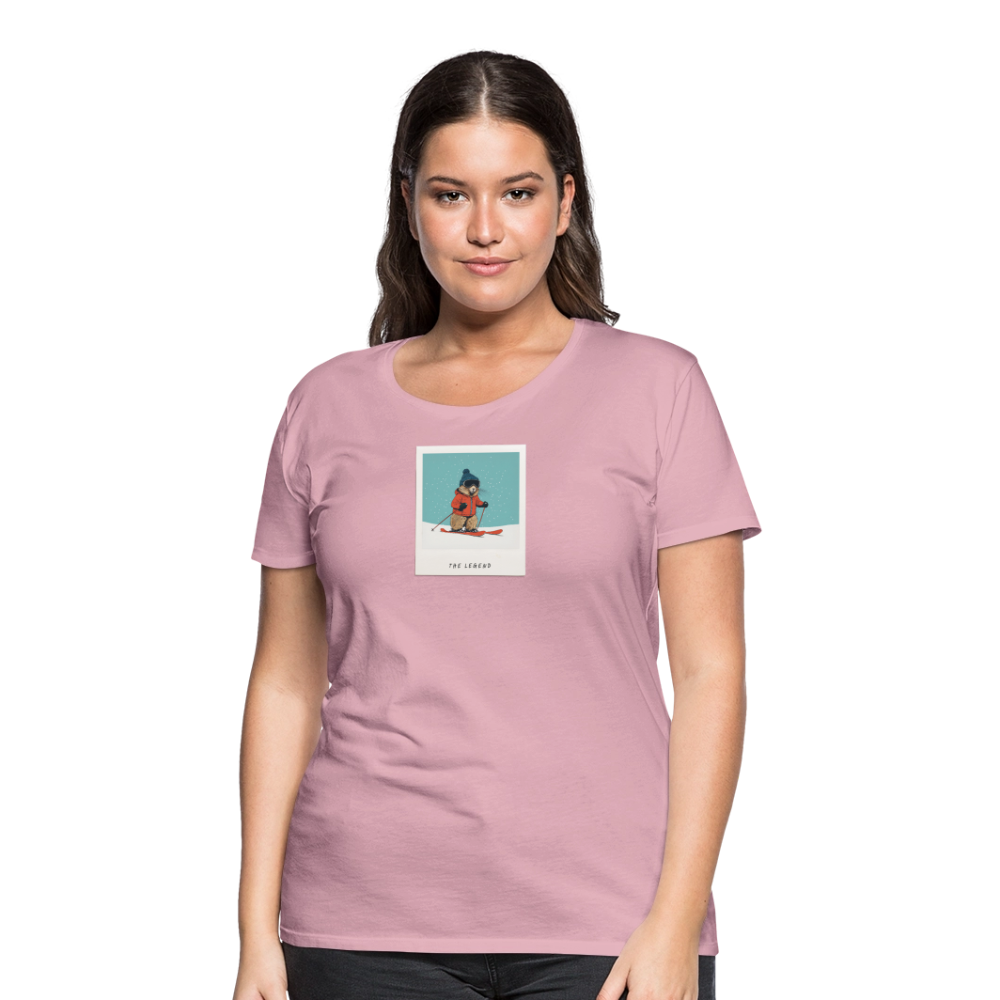 Women Shirt "The Legend - Ski" - Hellrosa
