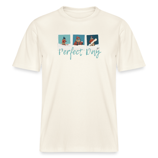 T-Shirt "Perfect Day" - Naturweiß 
