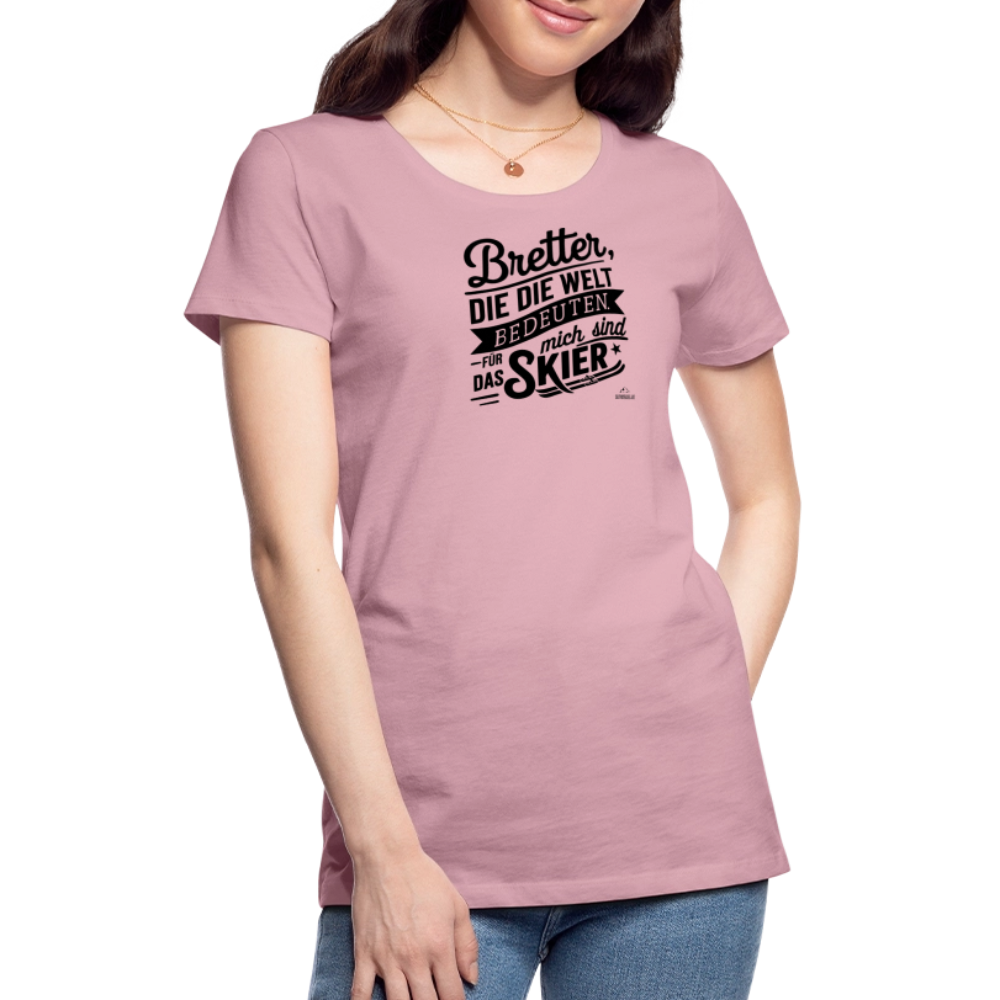 Women Shirt "Bretterwelt" - Hellrosa