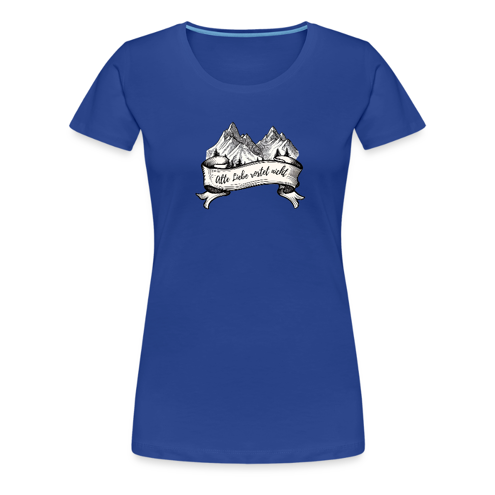 Women Shirt "Alte Liebe" - Königsblau