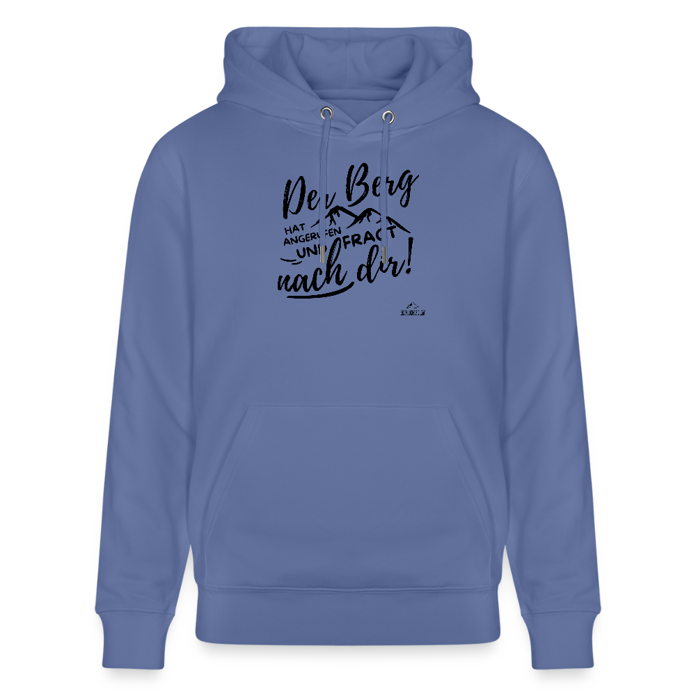Hoodie "Der Berg ruft!"" - Blau