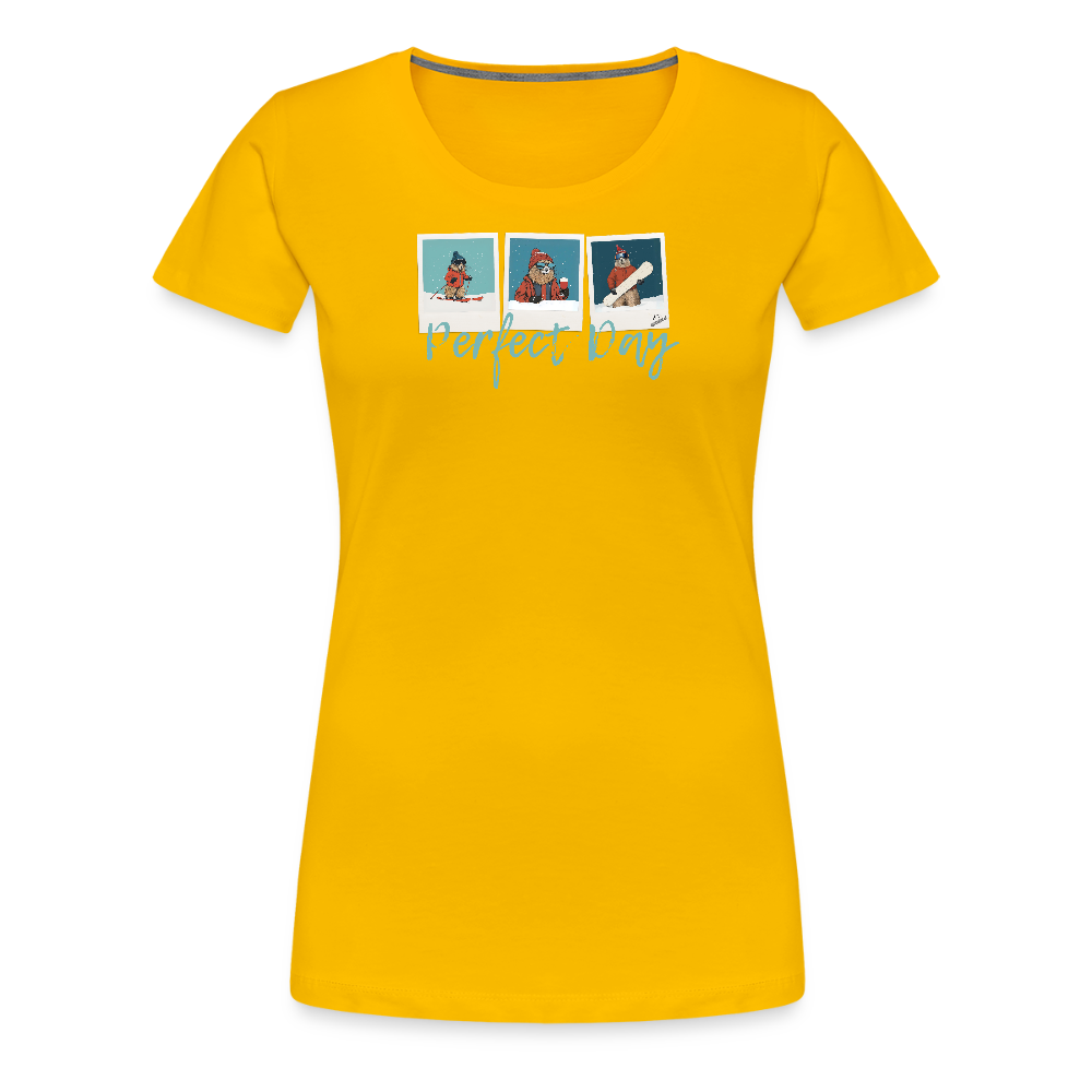 Women Shirt "Perfect Day" - Sonnengelb