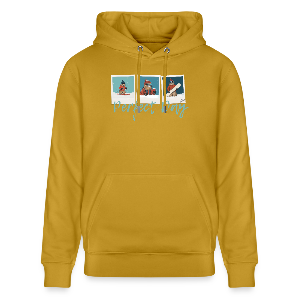 Hoodie "Perfect Day" - Ocker