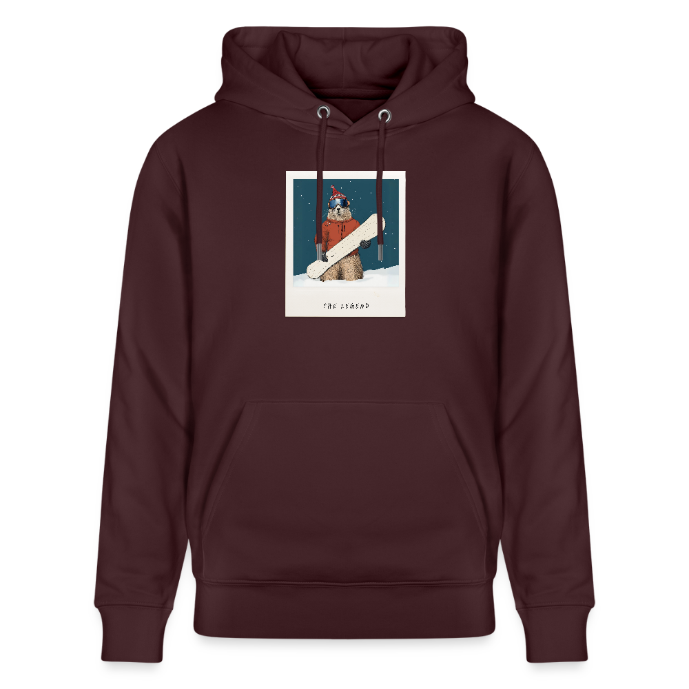 Hoodie "The Legend - Board" - Maroon