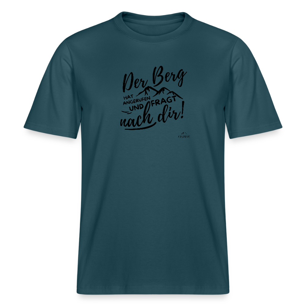 T-Shirt "Der Berg ruft!" - Dunkles Petrol