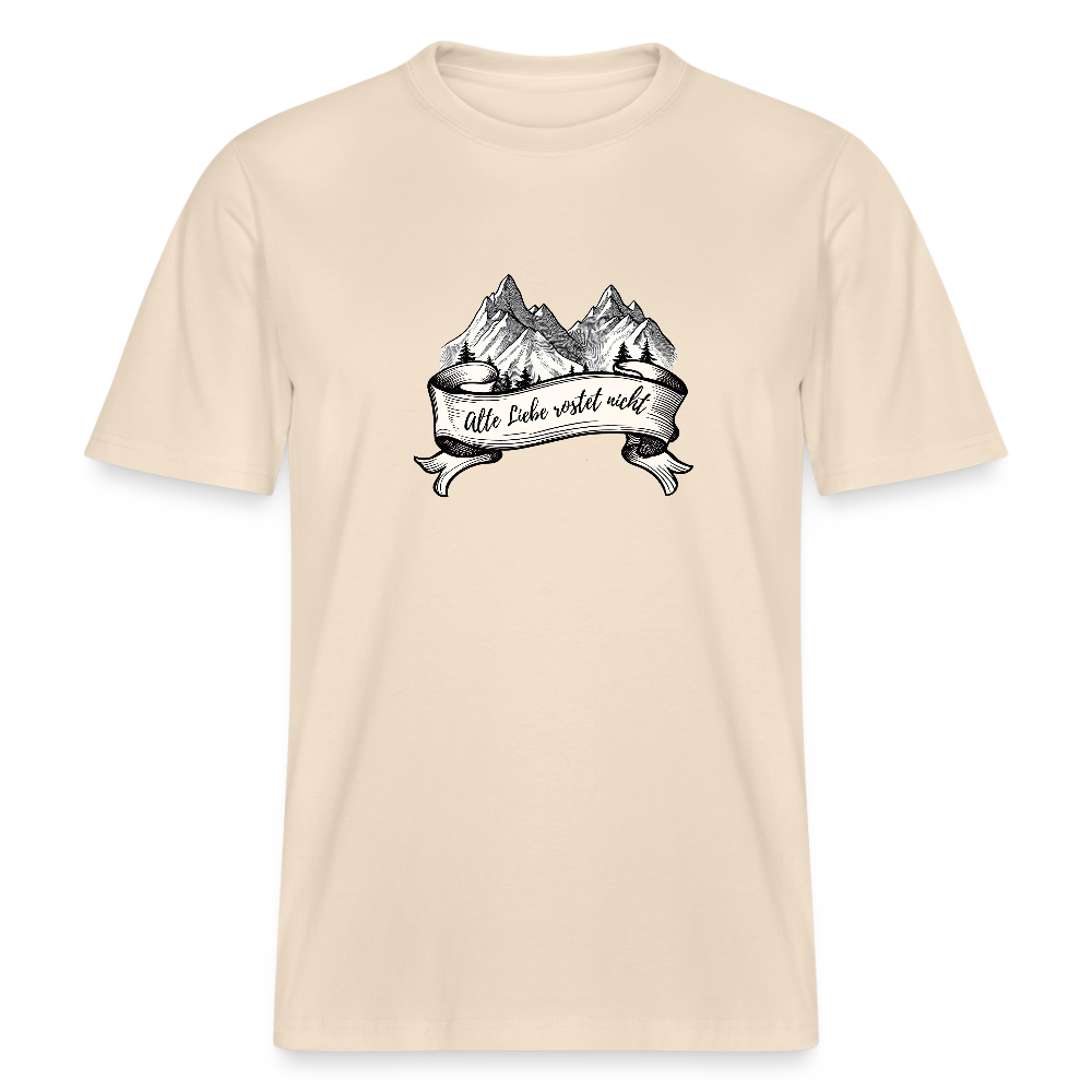 T-Shirt "Alte Liebe" - Weißgrau