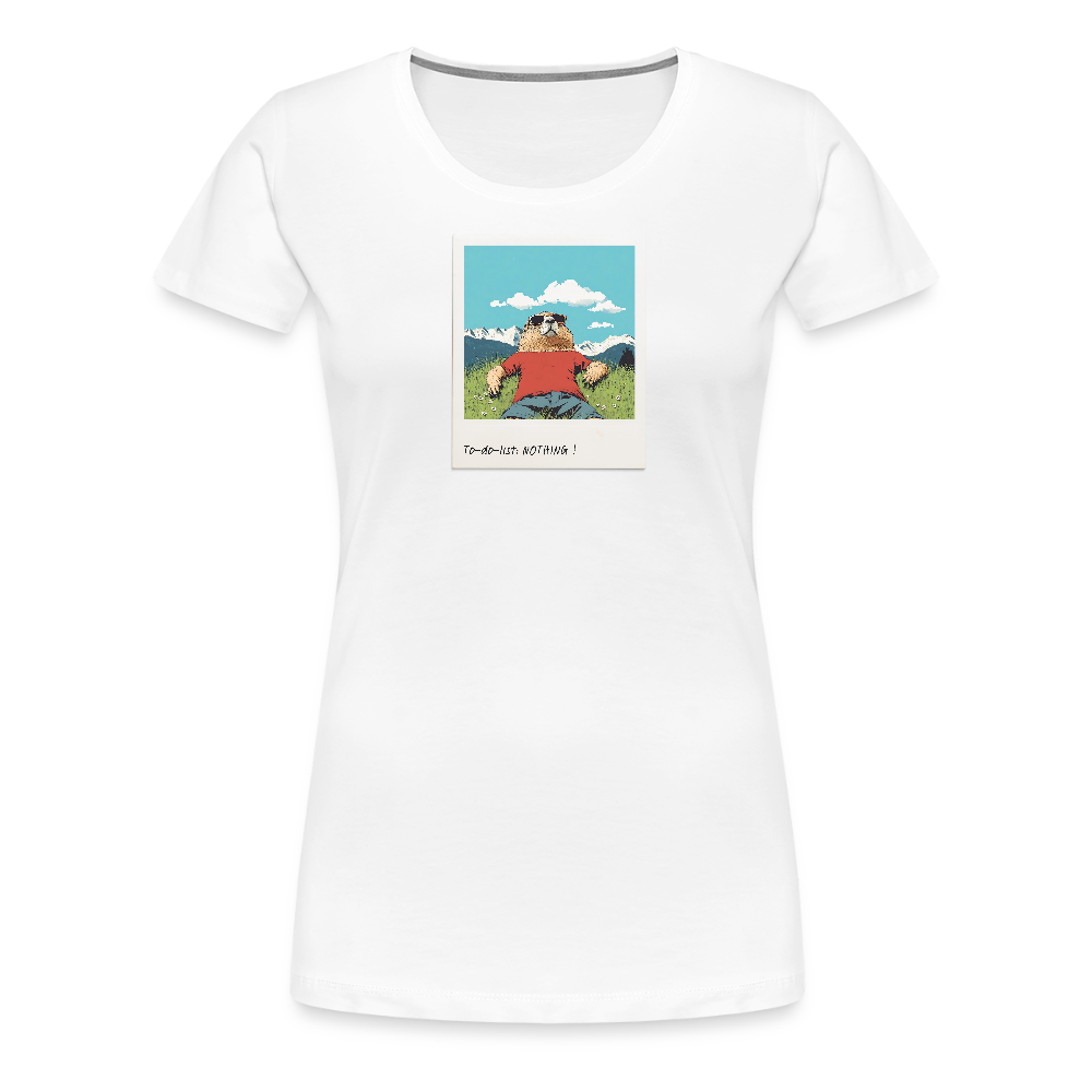 Women Shirt "Nothing" - Weiß