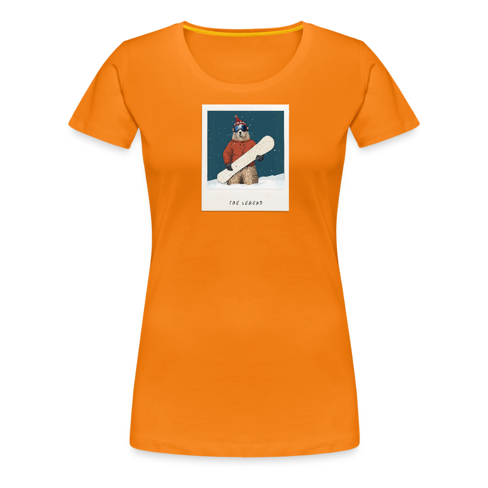 Women Shirt "The Legend - Board" - Orange