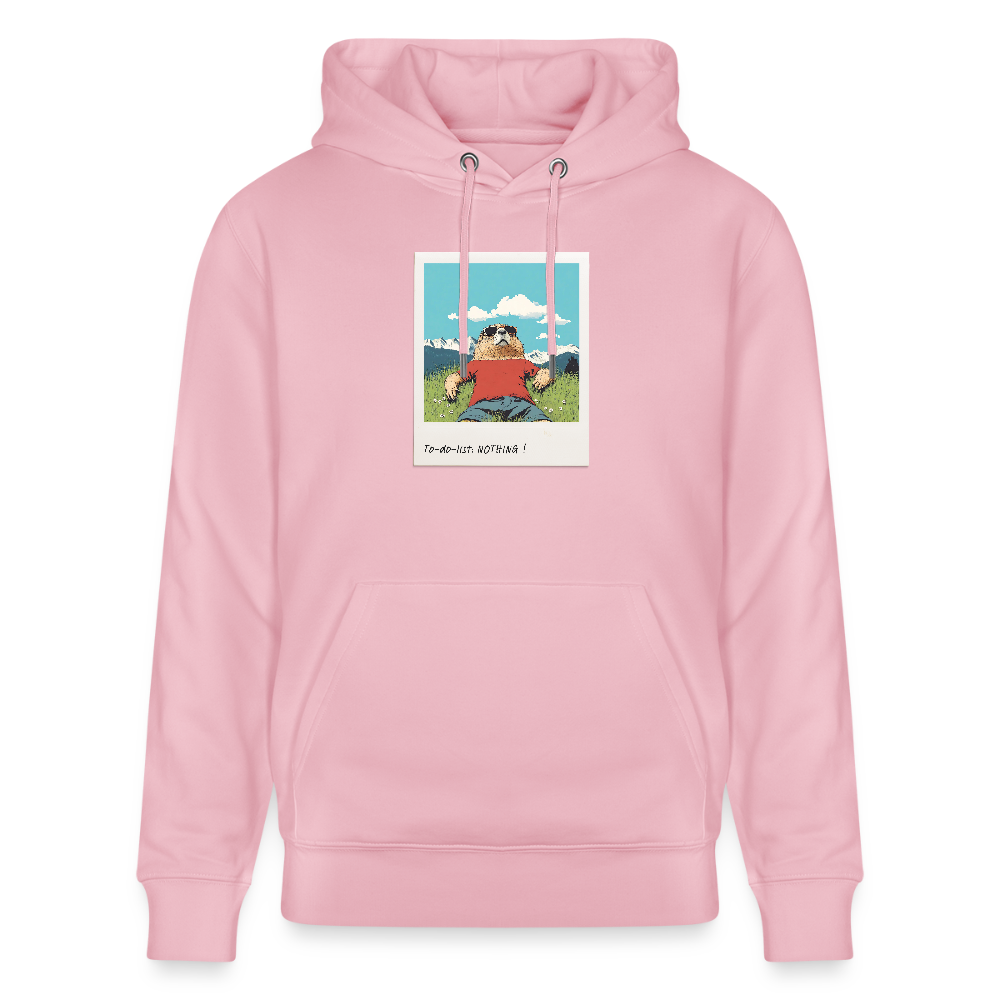 Hoodie "Nothing!" - Hellrosa