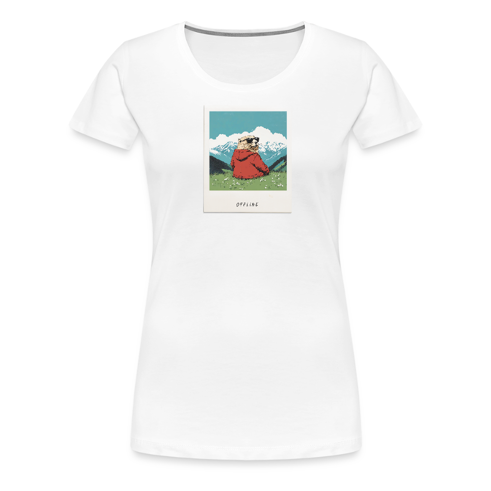 Women Shirt "Offline" - Weiß