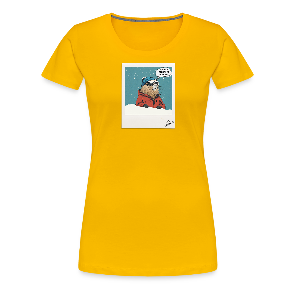 Women Shirt "Powder" - Sonnengelb