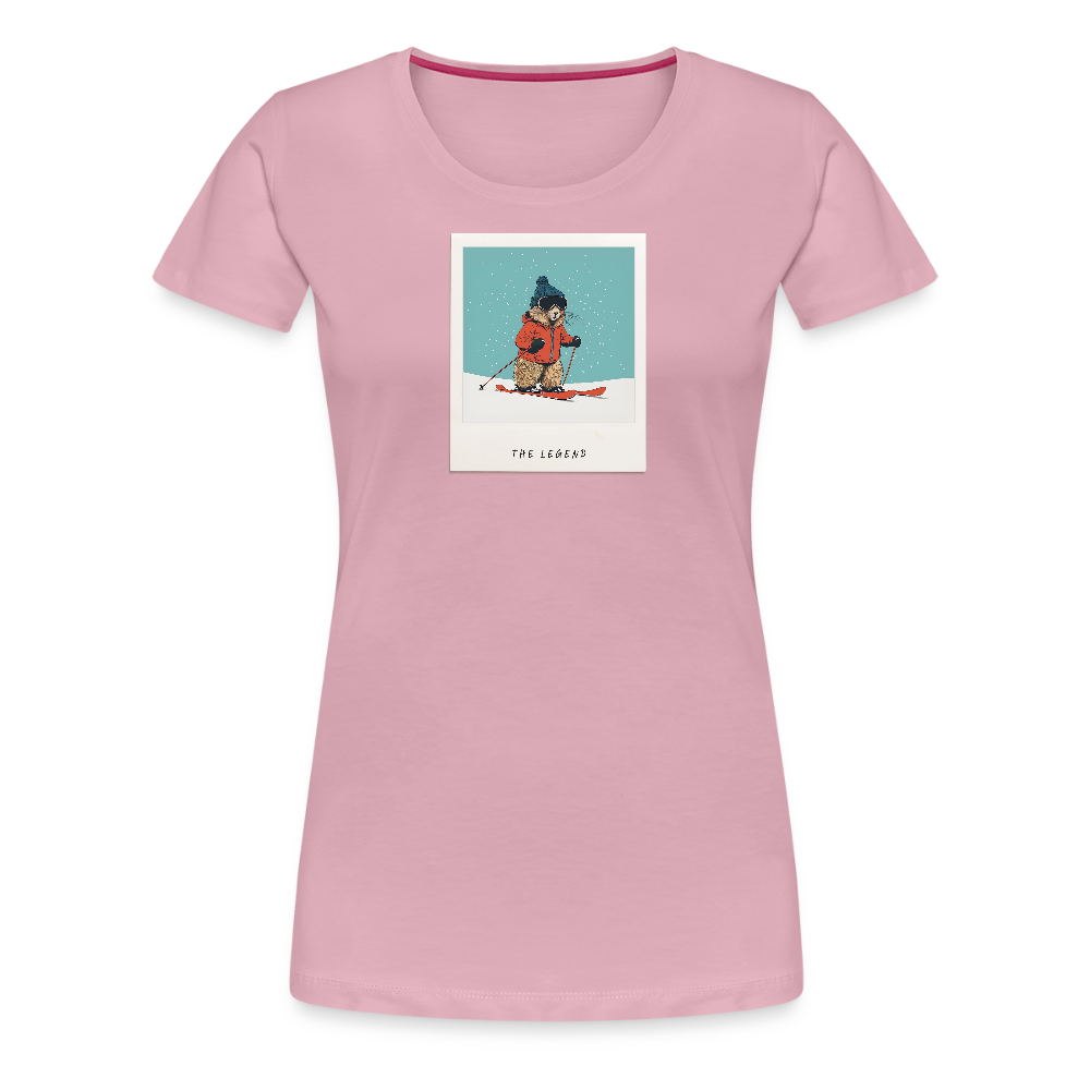 Women Shirt "The Legend - Ski" - Hellrosa