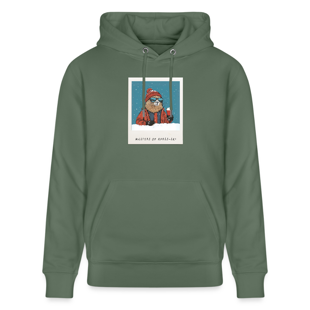 Hoodie "Masters of Aprés Ski"" - Tanngrün