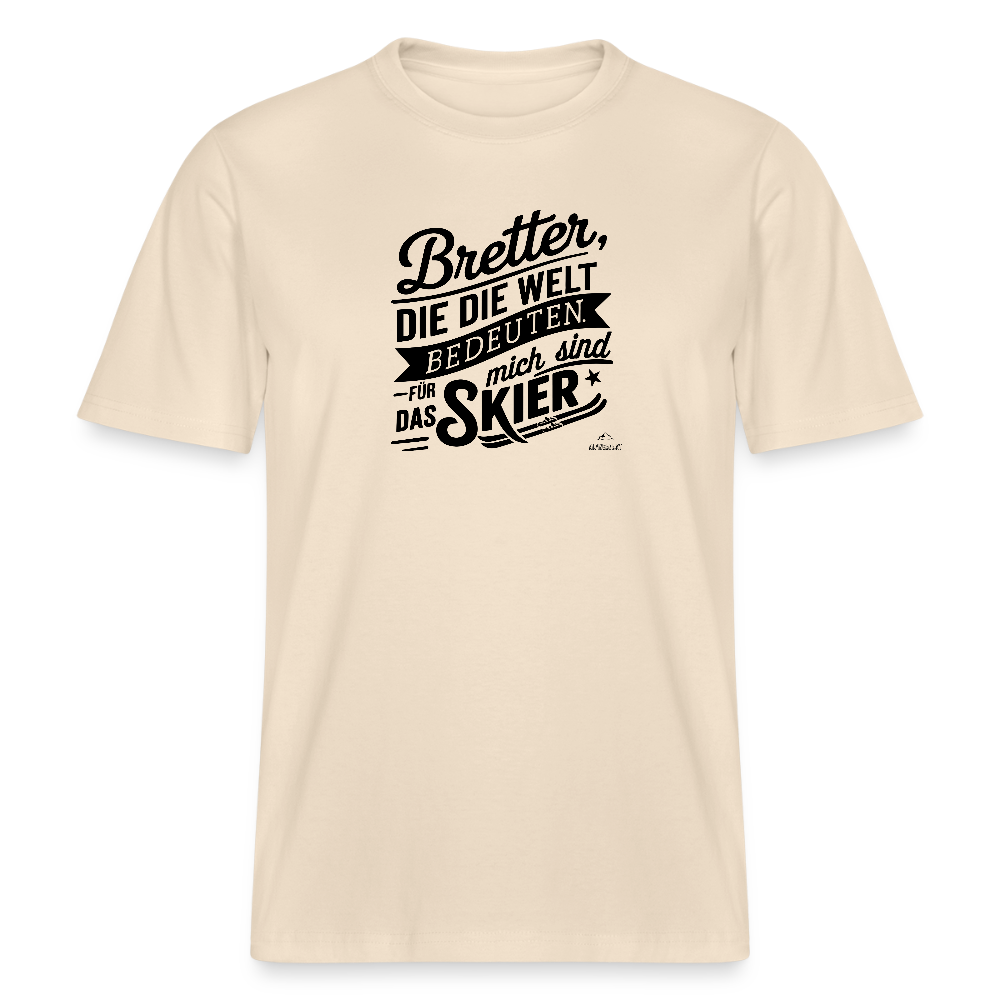 T-Shirt "Bretterwelt" - Weißgrau