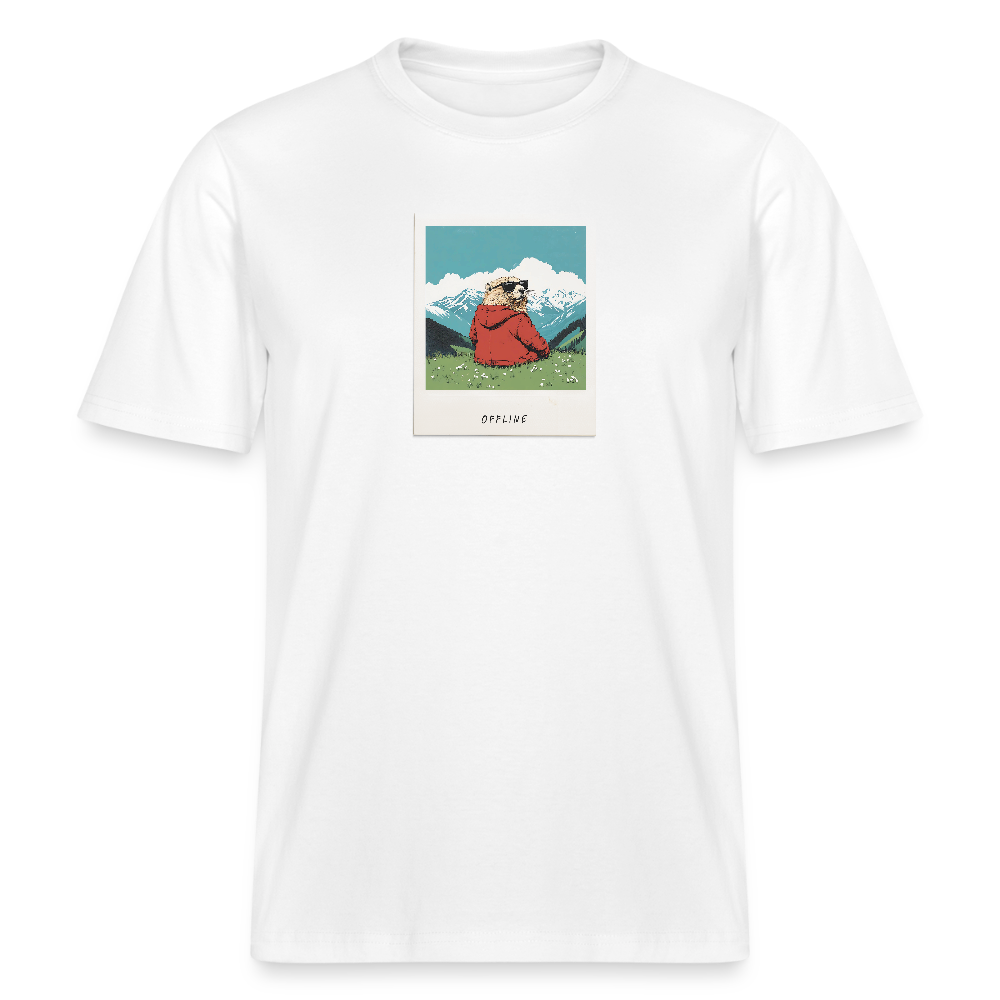 T-Shirt "offline" - Weiß