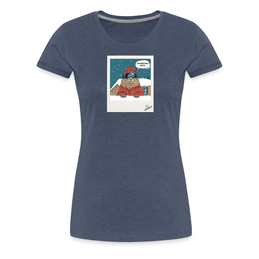 Women Shirt "Willi" - Blau meliert