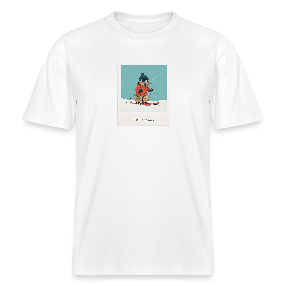T-Shirt "The Legend - Ski" - Weiß