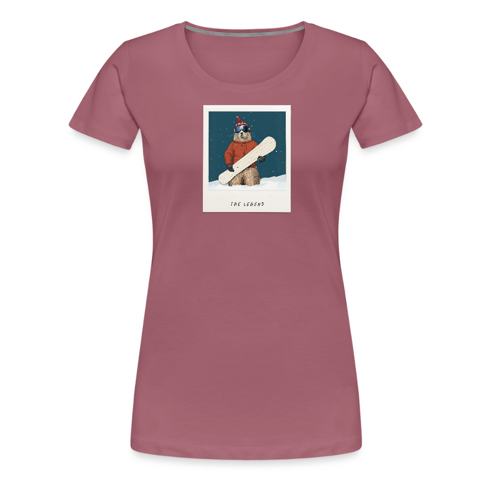 Women Shirt "The Legend - Board" - Malve