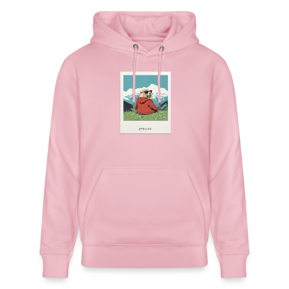 Hoodie "Offline" - Hellrosa