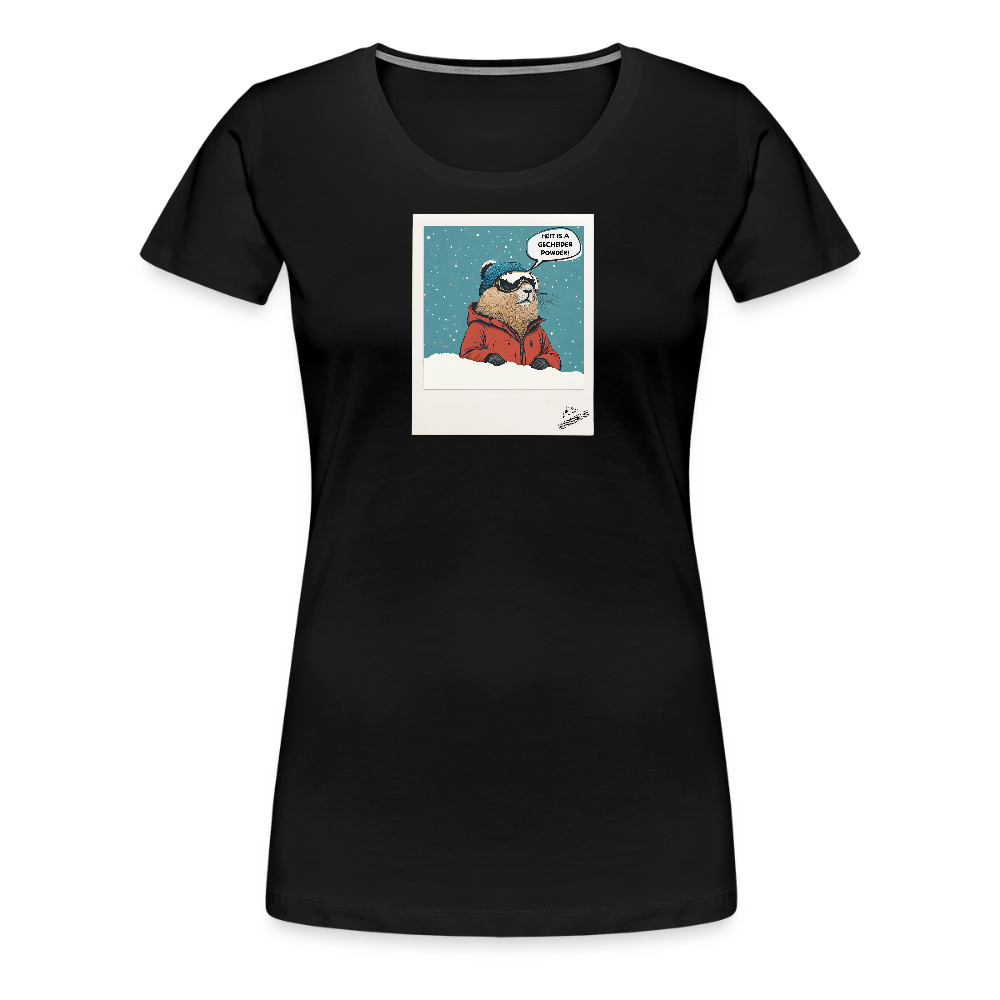 Women Shirt "Powder" - Schwarz