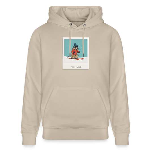 Hoodie "The Legend - Ski" - Beige