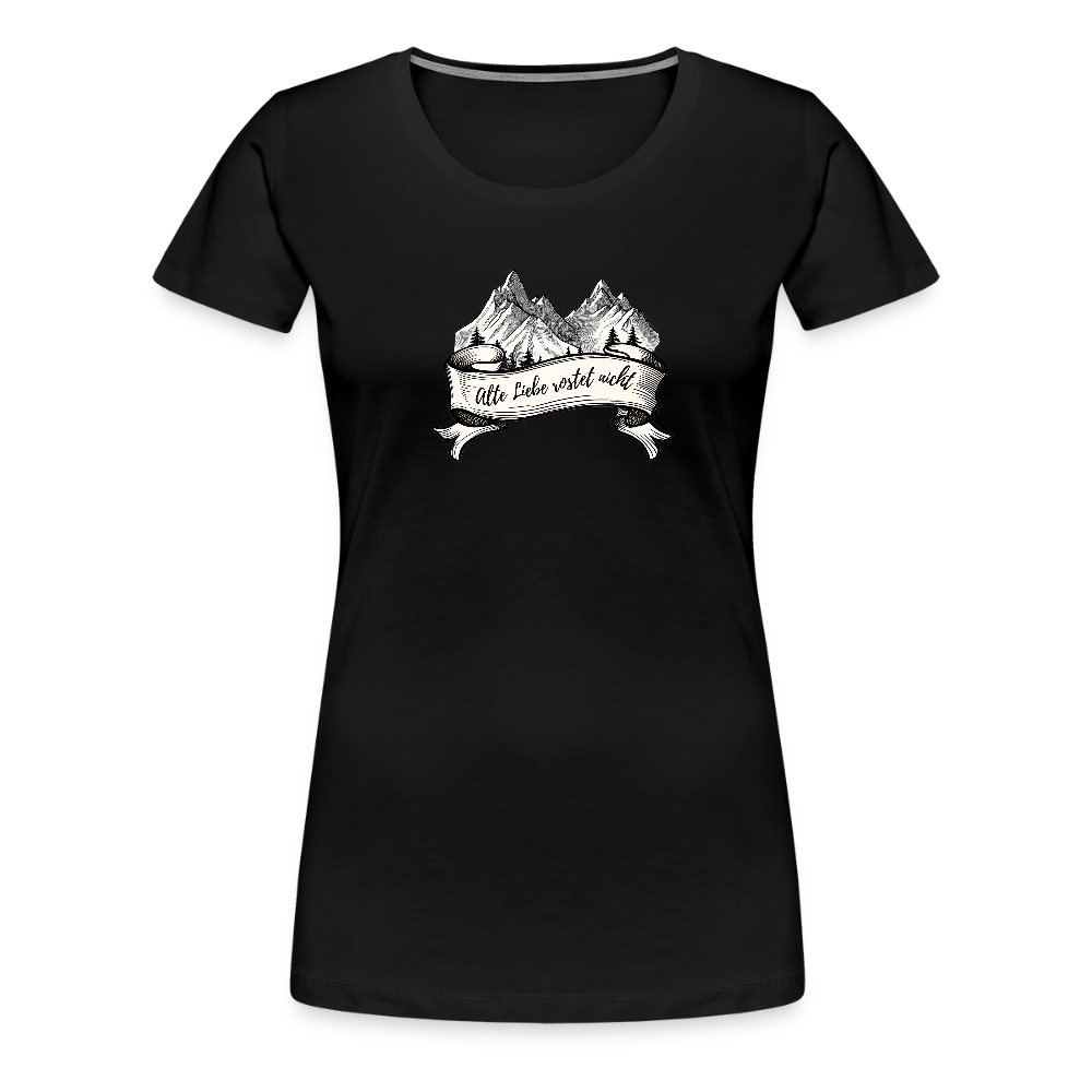 Women Shirt "Alte Liebe" - Schwarz