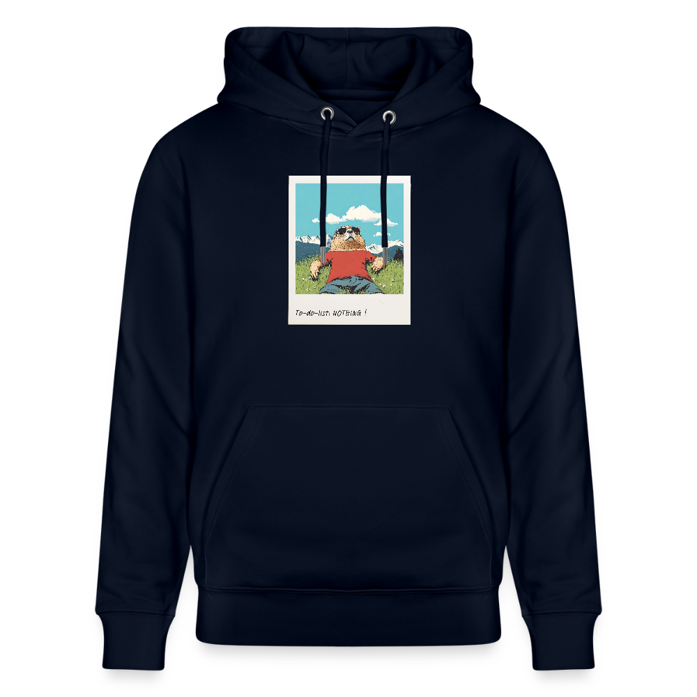 Hoodie "Nothing!" - Navy