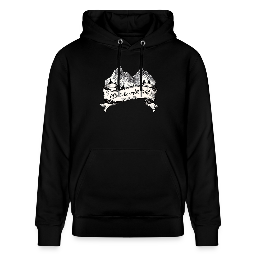 Hoodie "Alte Liebe" - Schwarz